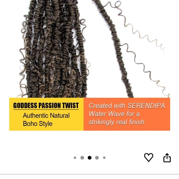 NWT Passion Twist Crochet Hair 14 Inch Pre Looped Boho Braiding Hair - Picture 3 of 7